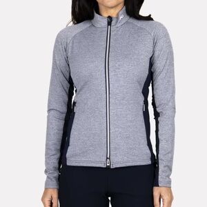 KJUS Women's Emelia Midlayer Jacket Atlanta Blue Melange Small
